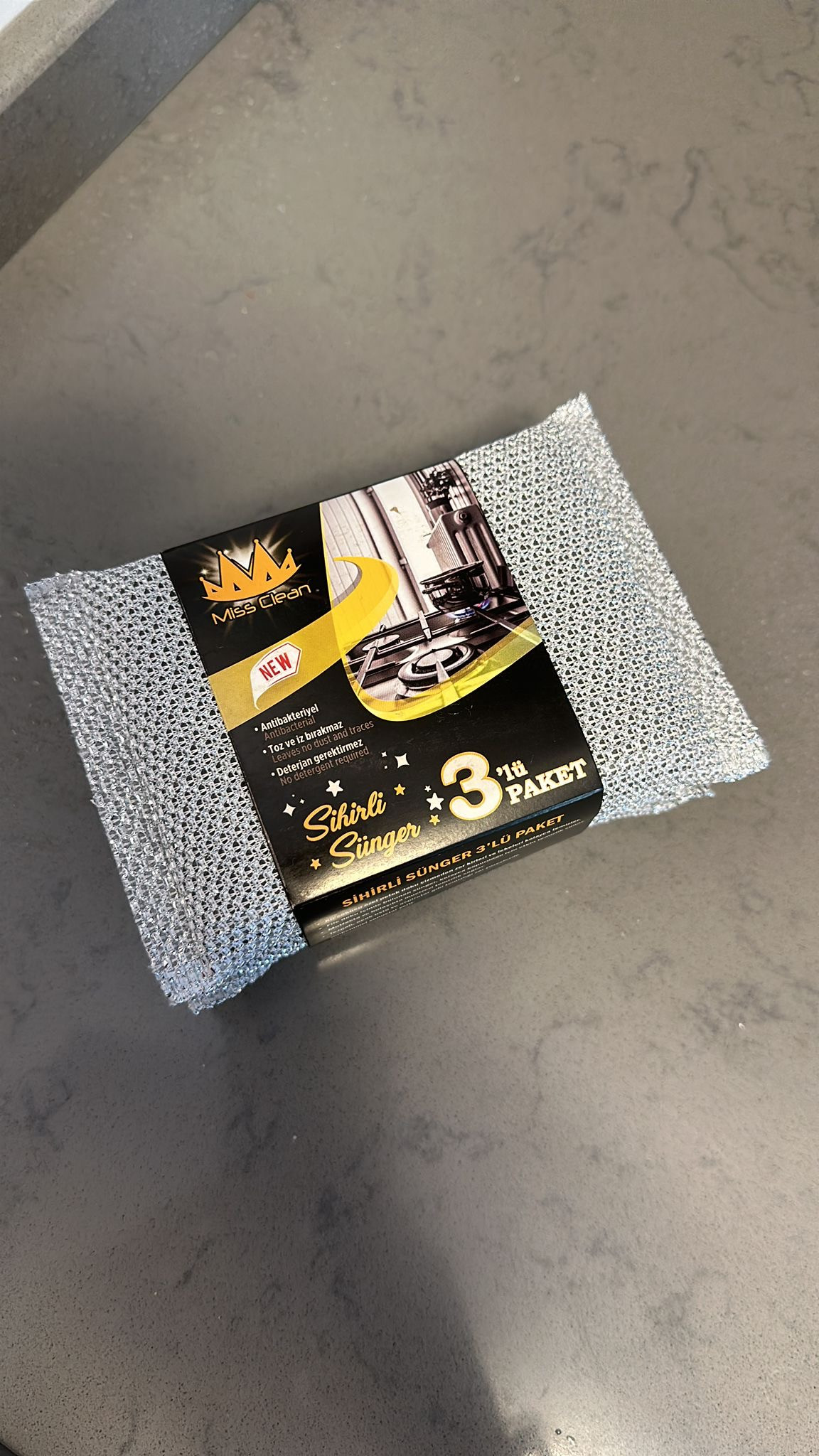 MİSS CLEAN 3 LÜ SİHİRLİ SÜNGER