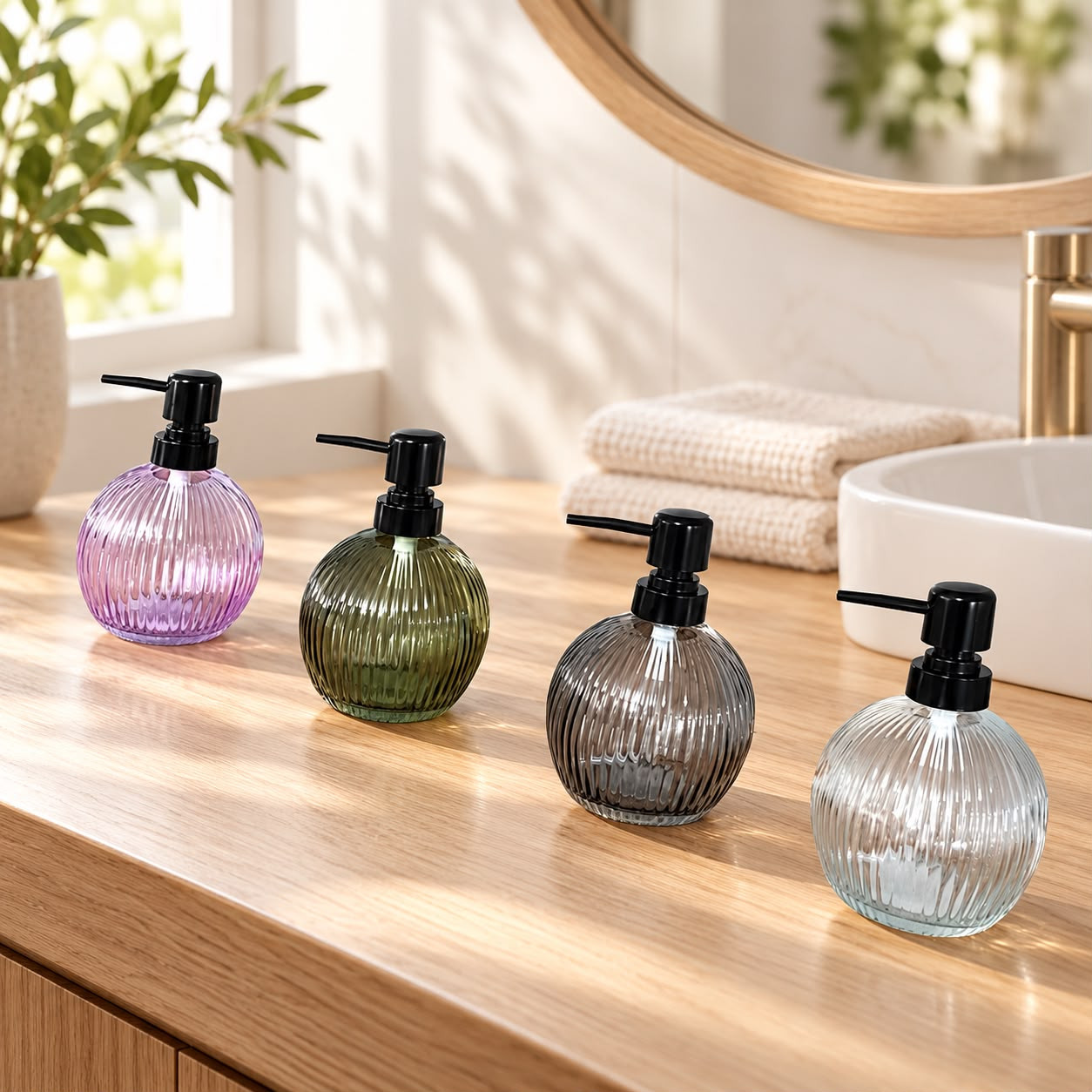 Mrk Cam Sıvı Sabunluk CE-3145