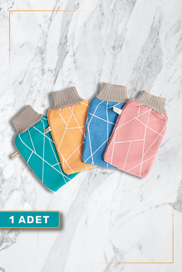 Renhua Mikrofiber Banyo Kesesi (1 ADET) Derinlemesine Cilt Bakımı Nazik Peeling Ve Etkili Arındırma